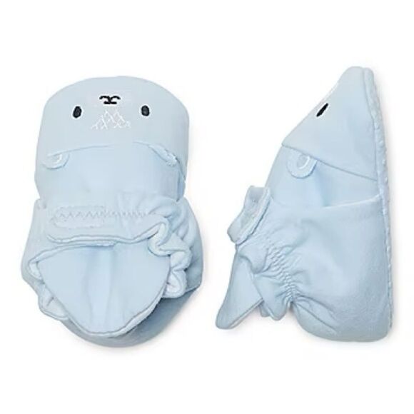 NWT Cute & Cozy Baby Boy Booties – Perfect for Tiny Toes (0-6 Months) - Picture 1 of 5